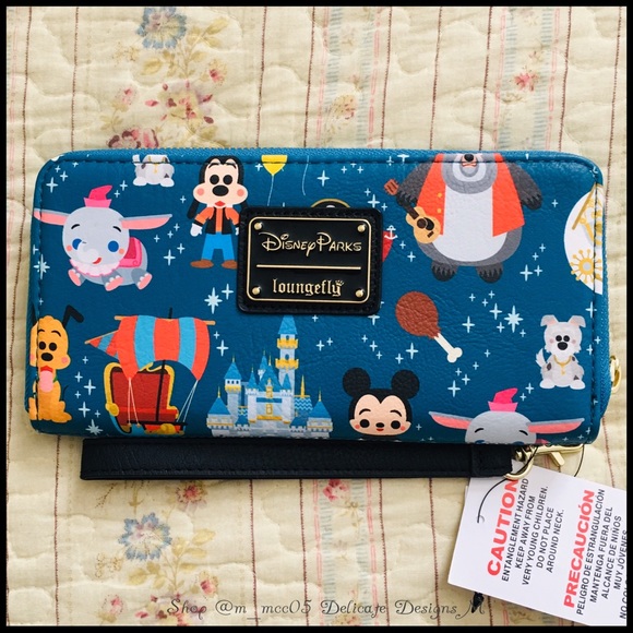 Loungefly Disneyland Park Attraction Mini Wristlet - Picture 2 of 6